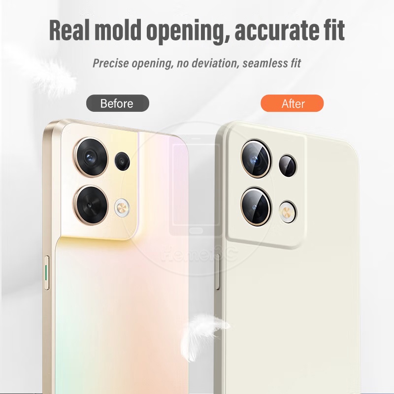 Ốp Điện Thoại TPU Dẻo Vuông Cho OPPO Reno 8 Reno8 Pro 5G