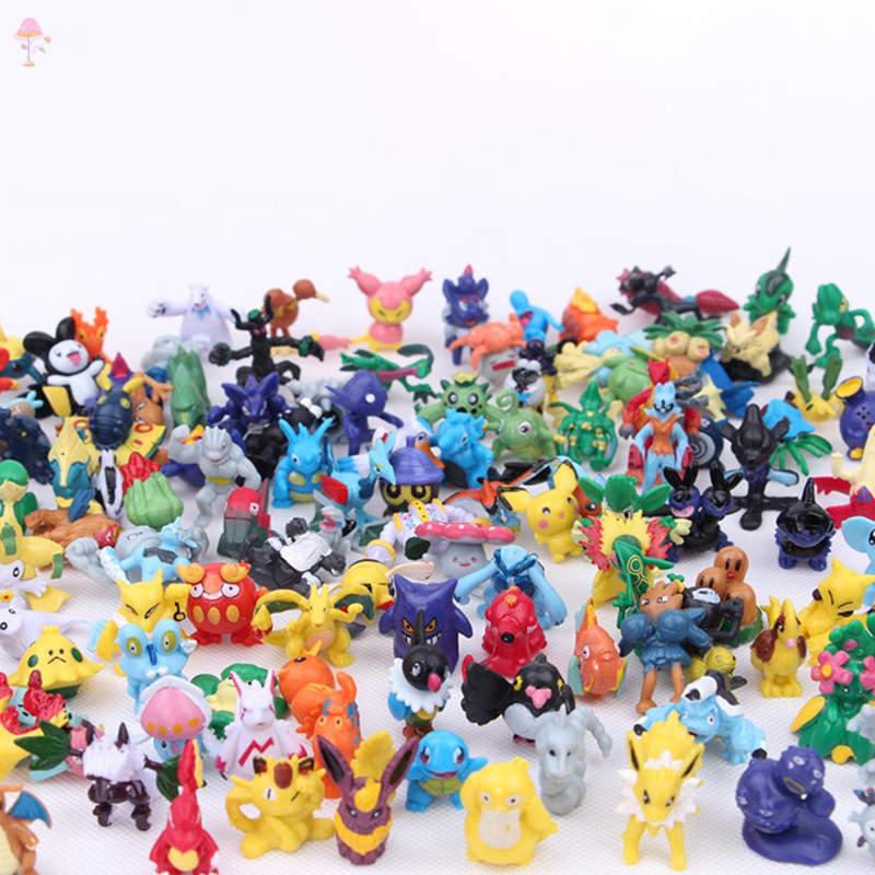 VN Set 144 Mô Hình Pokemon Bằng Nhựa Dùng Để Trang Trí