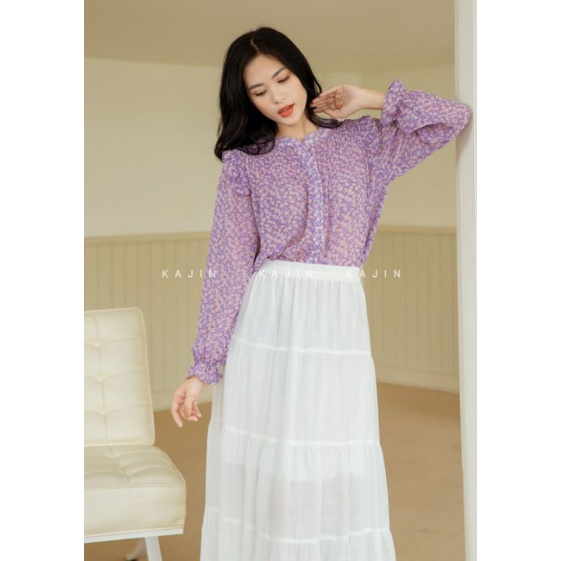 Áo chiffon hoa