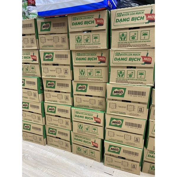 Thùng 48bich milo nước 180ml date mới