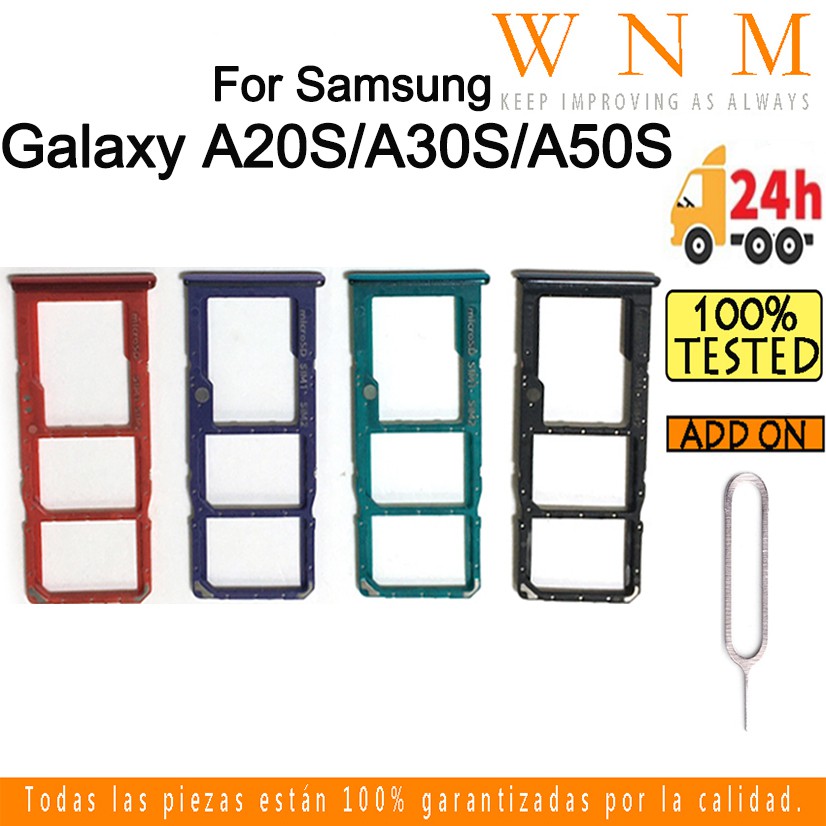 Dành Cho Samsung Galaxy A20S A30S A40 A40S A50S A207 A307 A40 A40S A507 Thẻ SD Đơn / Kép Và Khe Cắm 