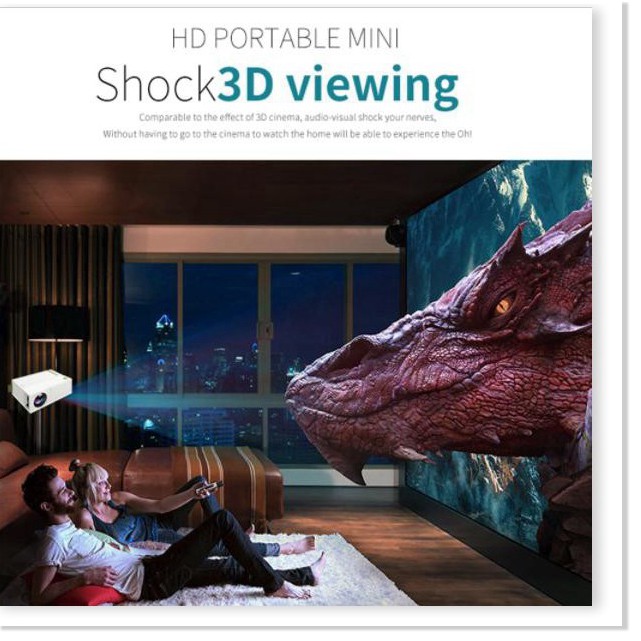 🆕 Máy chiếu mini Full HD 1080p YG-310
