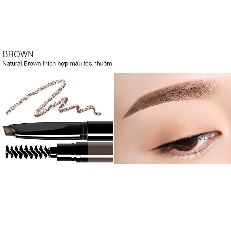 Kẻ mày Eglips Natural Auto Eyebrow (đầu tam giác) 0.3g | BigBuy360 - bigbuy360.vn