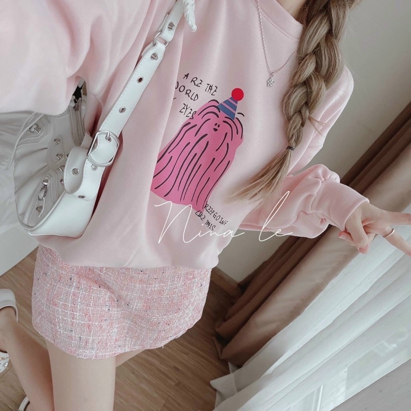 SÉT CVAY DẠ MIX NỈ HỒNG