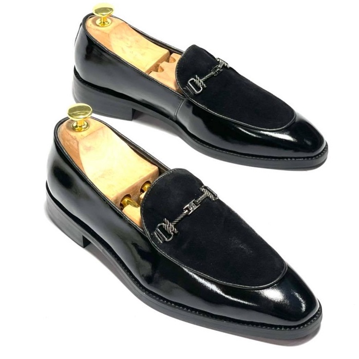 Giày lười nam đẹp da bò thật bảo hành 12 tháng kiểu dáng Horsebit Loafer sành điệu - Mã T70