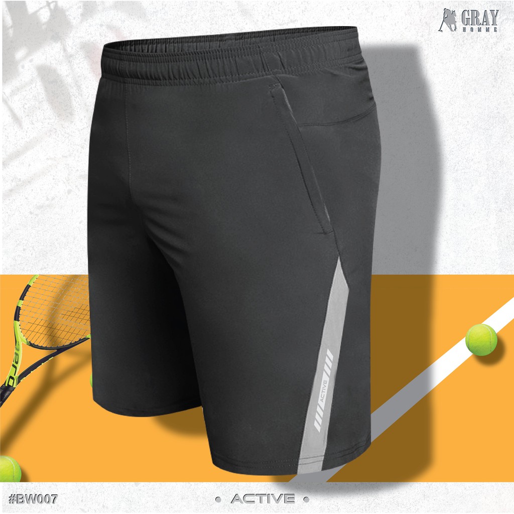 Quần Short Gió Thể Thao Nam Trẻ Trung Hè 2021 GrayHomme BW007 | BigBuy360 - bigbuy360.vn