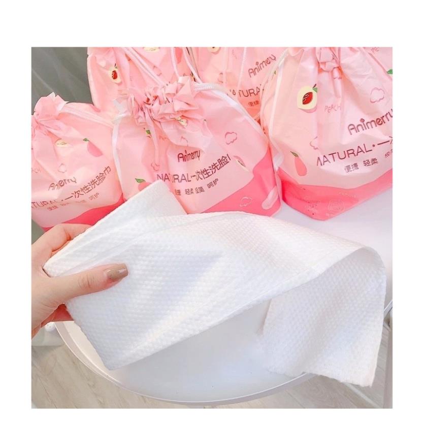 Sỉ- Khăn lau mặt khô đa năng dùng 1 lần Animerry, khăn cuộn 40 miếng tẩy trang Animerry - Phương Mai Store | BigBuy360 - bigbuy360.vn