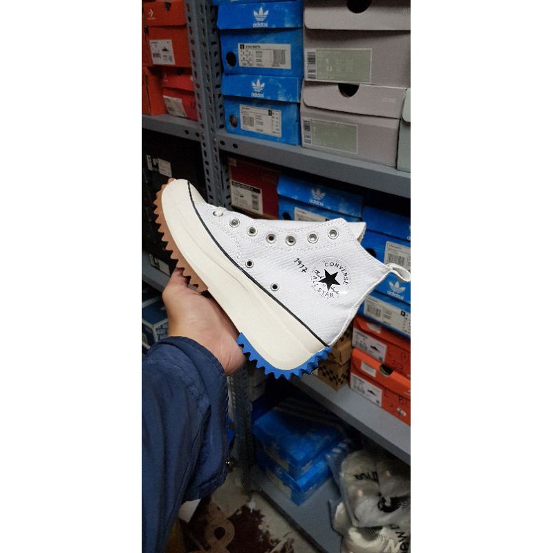 Giày Cvs Run Star Hike High JW Anderson White