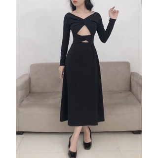 Đầm khoét eo/đầm xoắn ngực/đầm cutout