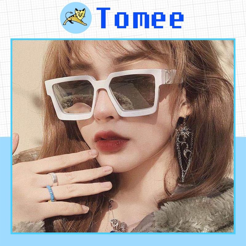 Kính Râm Thời Trang Gọng Vuông Cỡ Lớn Sang Trọng Cho Nữ