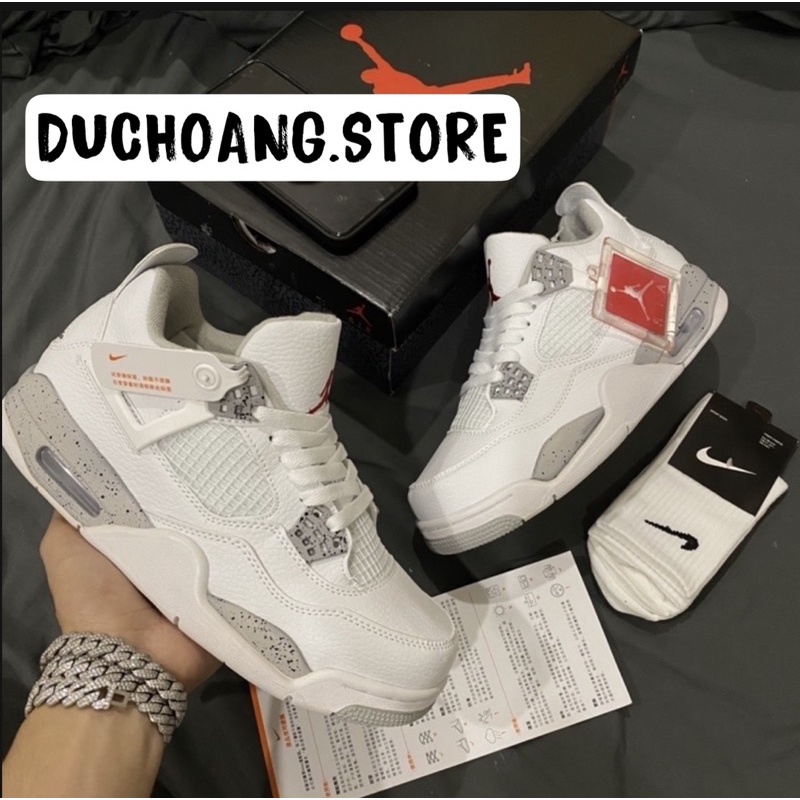 GIÀY JD4 RETRO PURE MONEY 1:1 SC [ FULL BOX + FREE SHIP ]
