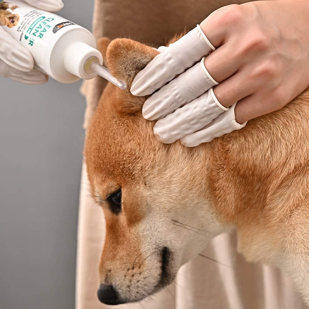 Bộ 100 Bao Ngón Tay Cao Su Latex Chống Tĩnh Điện Bảo Vệ Ngón Tay Khi Xăm Hình