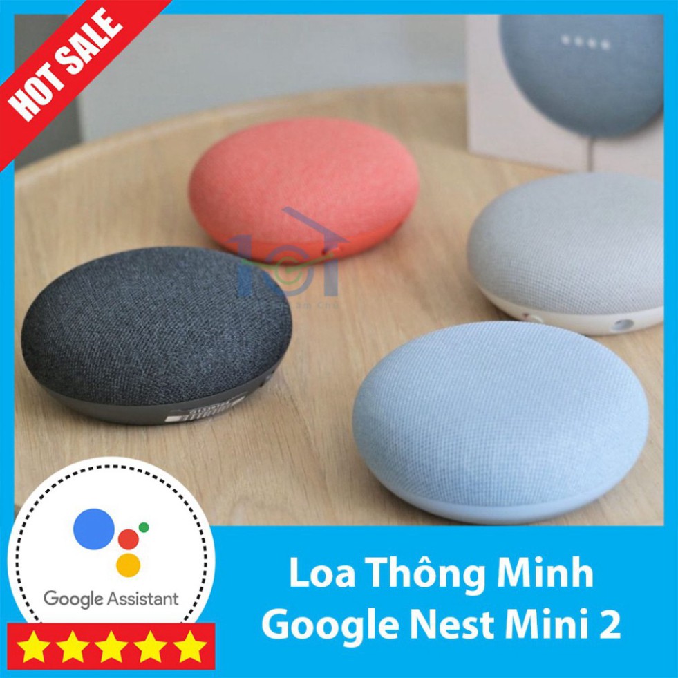 SALE KHÔ MÁU Loa thông minh Google Nest Mini - Google Home mini Gen 2 tích hợp trợ lý ảo, chính hãng, nguyên seal. SALE 