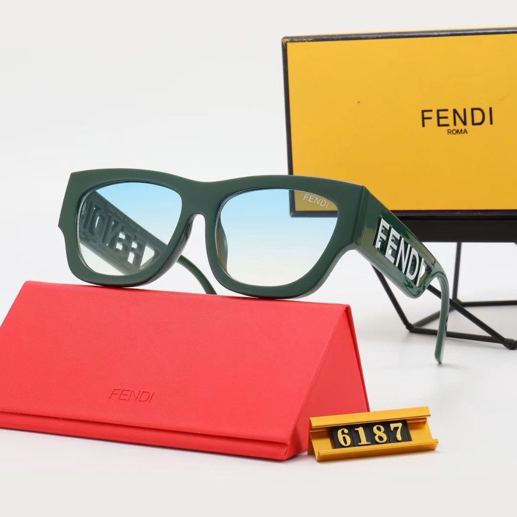 FENDI Kính Chống Nắng Và Tia Cực Tím Chống Tia Uv Phong Cách Thời Trang Hàn Quốc 2022 6187 UV400