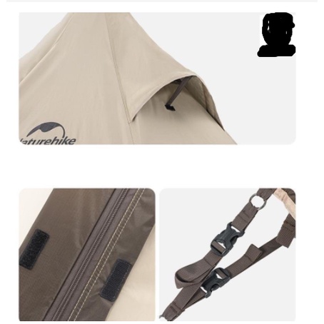 Lều kim tự tháp lục giác cho 3-4 người NatureHike NH20ZP013