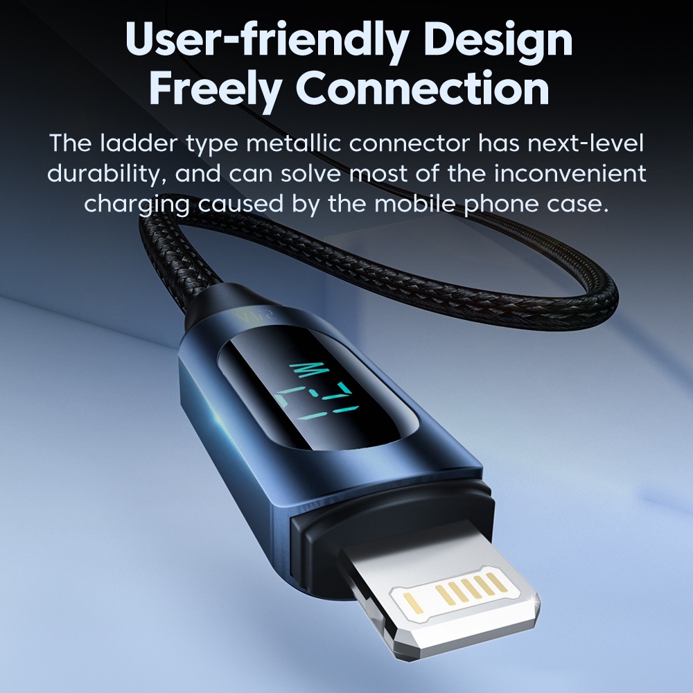 Cáp dữ liệu Toocki USB C PD 36W sạc nhanh cho đèn chiếu sáng type C