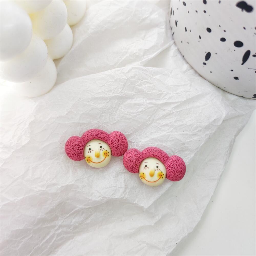 1 Khuyên Kẹp Tai Resin Họa Tiết Hoạt Hình Dễ Thương Thời Trang Dự Tiệc