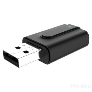 USB 2 trong 1 truyền tính hiệu TV bluetooth 5.0 và nhận cổng AUX 3.5mm dành cho xe hơi máy tính