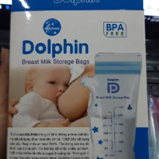 Túi trữ sữa dolphin 250ml - 20 túi