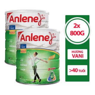 Sữa Anlene Gold MOVEPRO 800g (trên 40 tuổi) combo 2 hộp