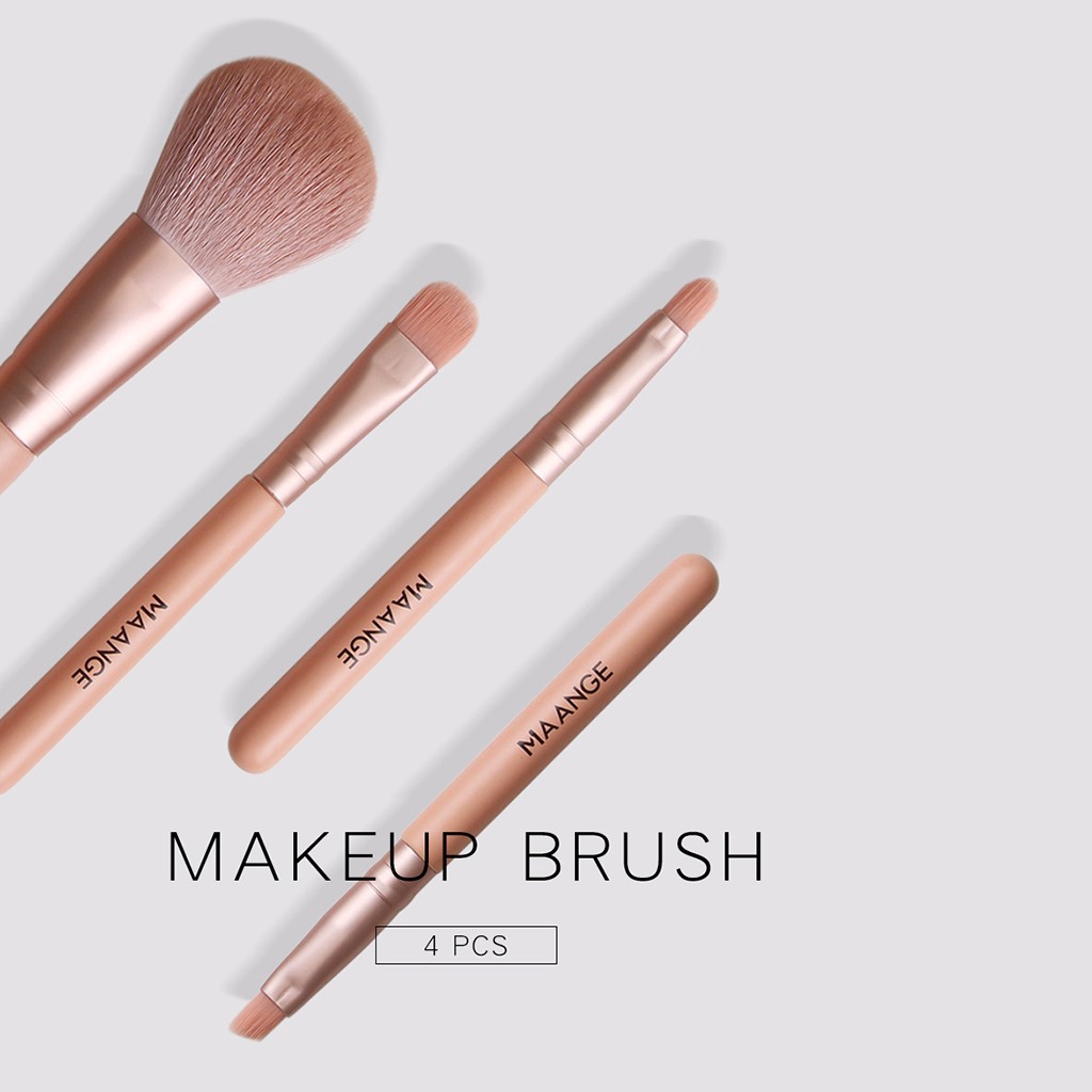 Bộ 4 Cọ Trang Điểm Lông Nhân Tạo