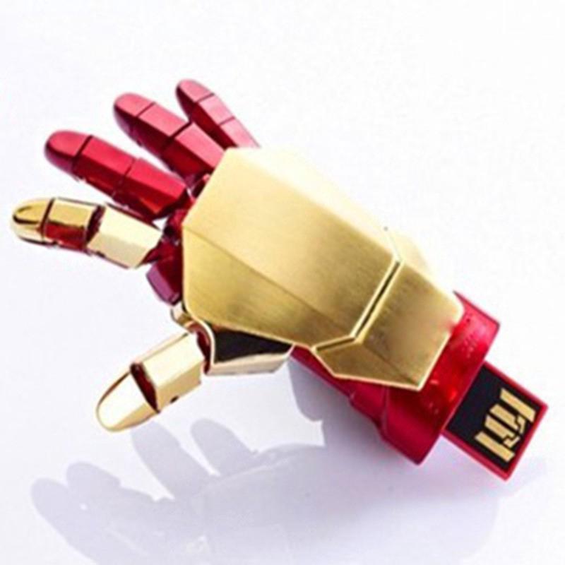 USB 2.0 dung lượng 4GB/8GB/16GB/32GB hình cánh tay của Iron man