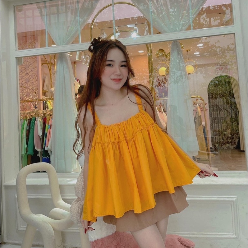 WINY TOP-áo 2 dây xoắn bản to