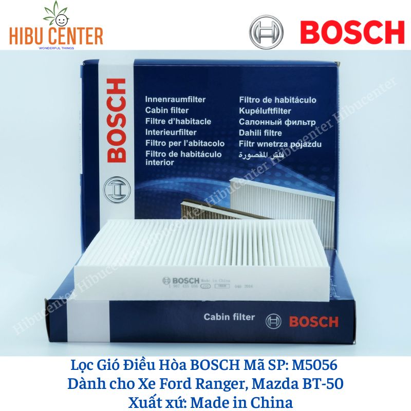 Lọc Gió Điều Hòa BOSCH Sp: M5056 Dành cho Xe Ford Ranger, Mazda BT-50 | Hibucenter