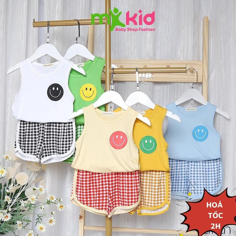 Đồ Bộ cho bé 💖 Bộ Ba Lỗ MK KID cho bé trai bé gái 💖 chất thun lạnh cao cấp siêu mềm siêu mát cho bé thoải mái mặc hè
