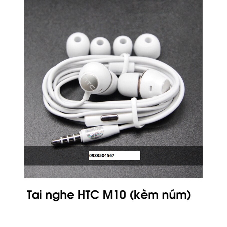 TAI NGHE HI-RES HTC M10 (MAX310) ZIN BÓC MÁY, JACK 3.5MM