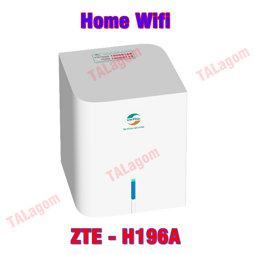 Kích sóng Mesh Wifi Viettel - ZTE H196A 2 Băng tần 2.4Ghz và 5Ghz