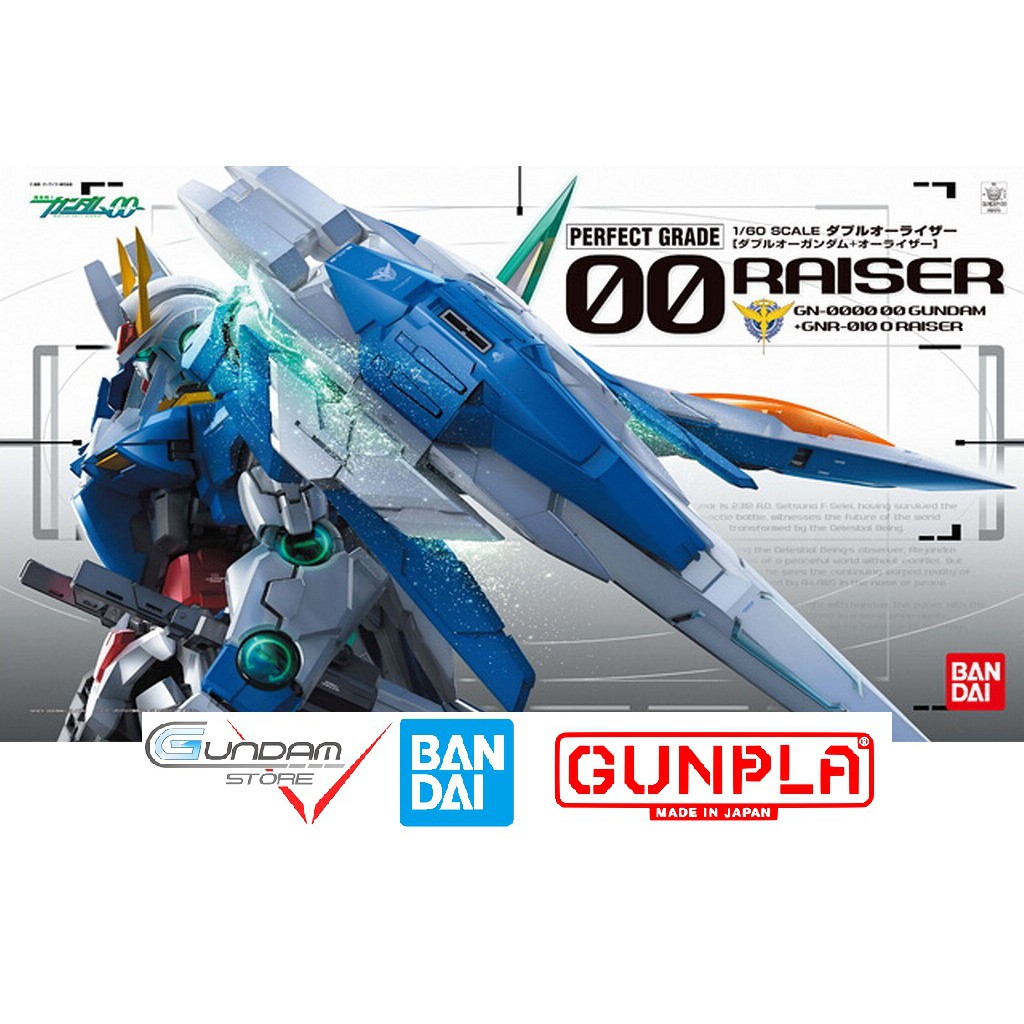 Gundam Bandai Pg 00 Raiser Gundam 00 Mô Hình Nhựa Đồ Chơi Lắp Ráp Anime Nhật Tỷ Lệ 1/60