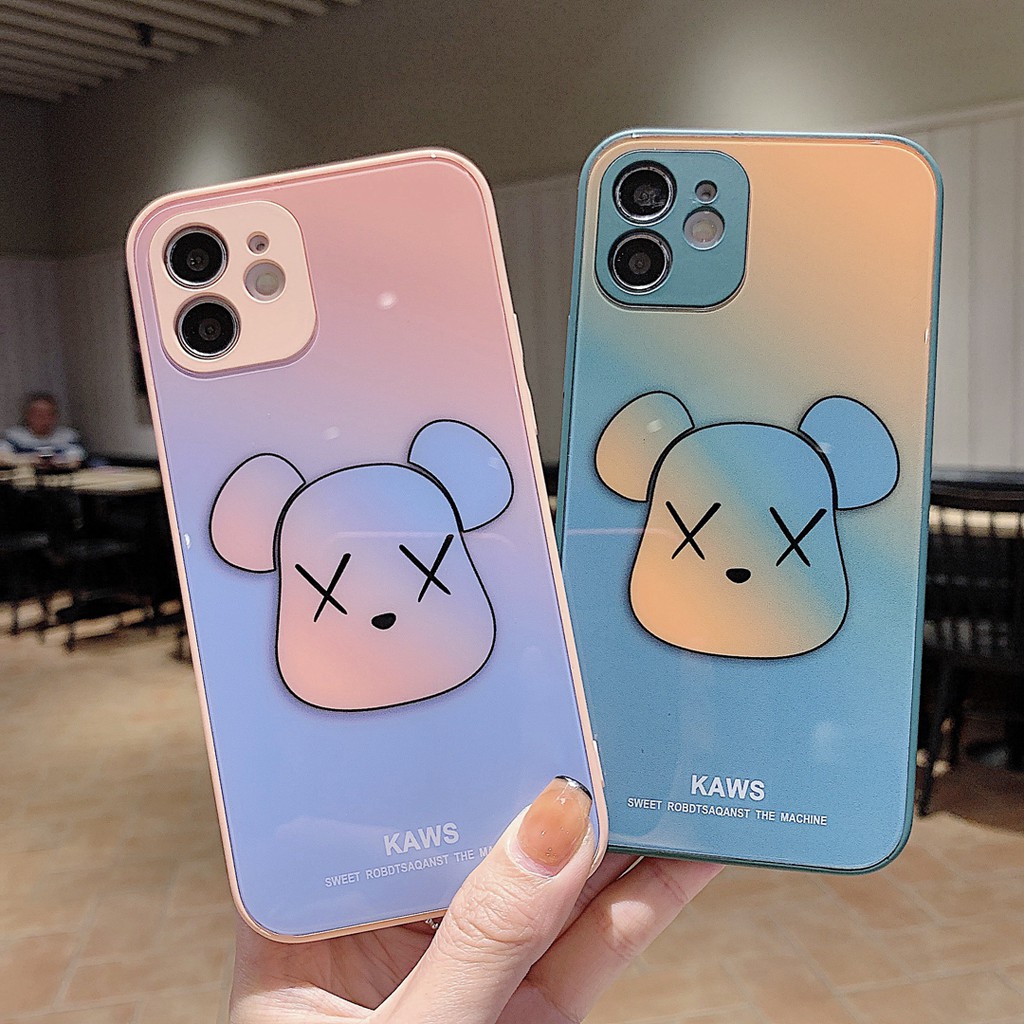 Ốp điện thoại họa tiết gấu KAWS cho Iphone 12 Pro Max 11 Pro Max Xs Max Xr X 7 8 Plus | BigBuy360 - bigbuy360.vn