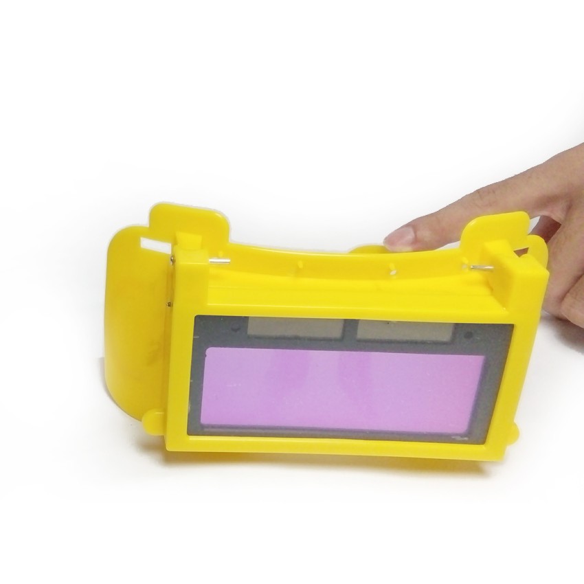 Kính hàn điện tử mặt nạ da KH03 Loại gập lên xuống + Tặng dây đeo