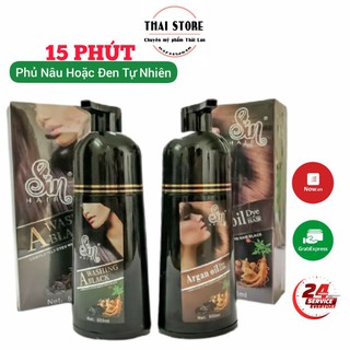 Dầu Gội Thảo Dược Phủ Tóc Bạc Nhân Sâm Sin Hair 500ml