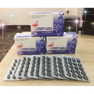 Combo 5 Tảo xoắn Spirulina bổ sung Selen chống ung thư