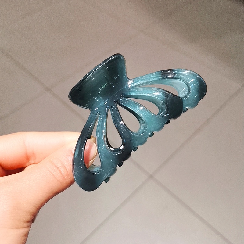Kẹp tóc Haimeikang cá mập trong suốt nhiều màu tùy chọn cho nữ
