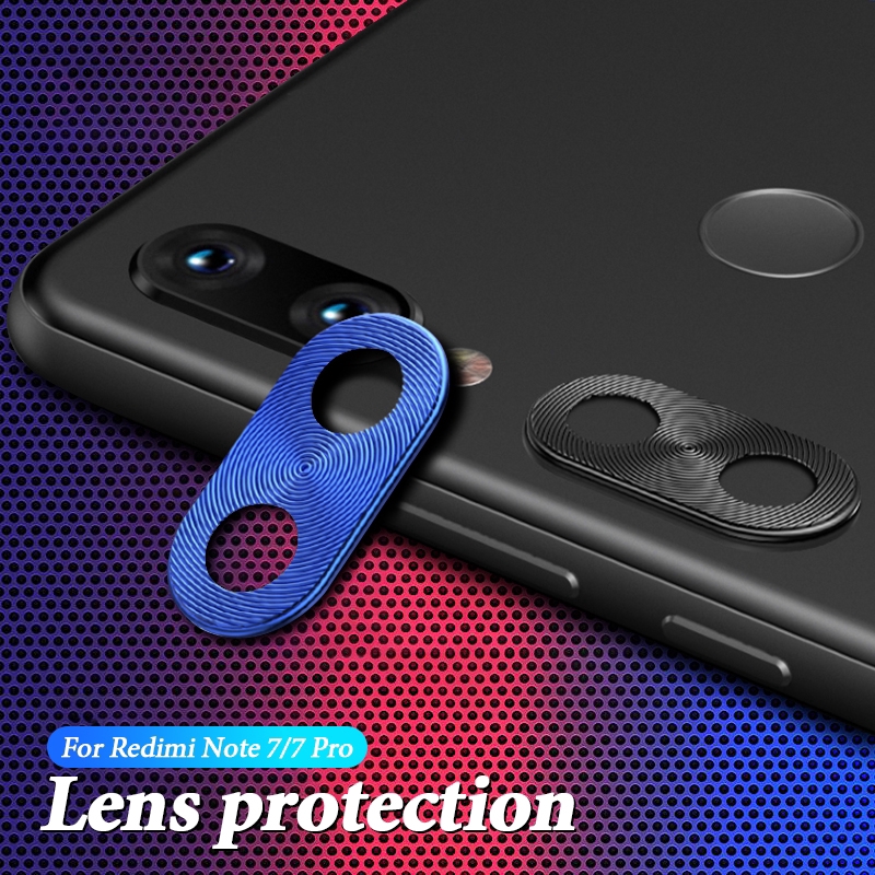 Viền Kim Loại Bảo Vệ Ống Kính Camera Điện Thoại Xiaomi Redmi Note 7 Pro Mi8 Mi9 Se