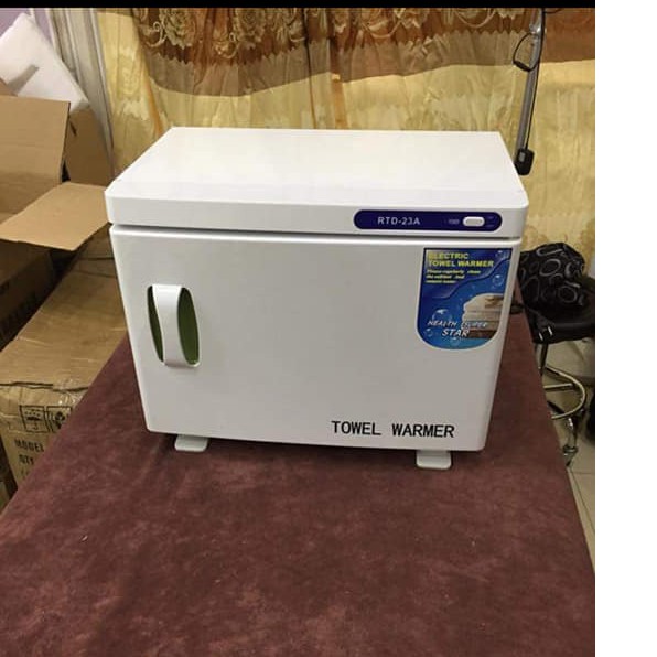 Tủ hấp khăn, hấp đá nóng massage