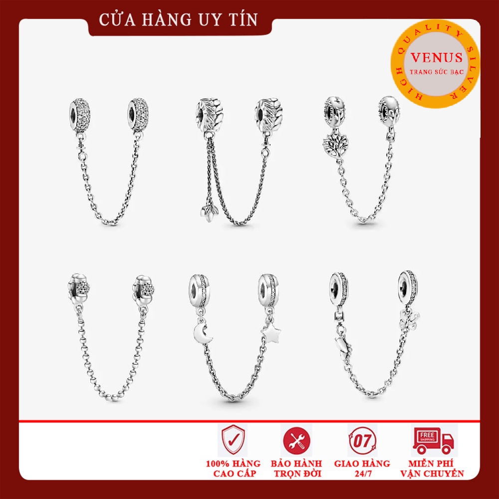 Bộ sưu tập charm xích Safety charm- Trang sức Bạc Venus