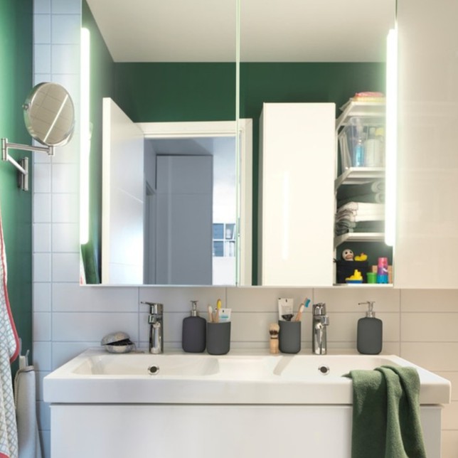 Gương treo tường phòng tắm phòng ngủ gương soi phong cách Châu ÂU gương phóng đại treo nhà tắm VIVA HOUSE