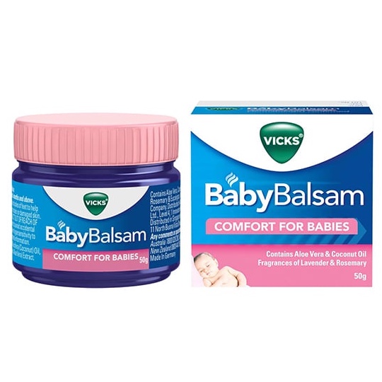 Dầu Ấm Ngực Vicks BaBy Balsam Úc 50gr