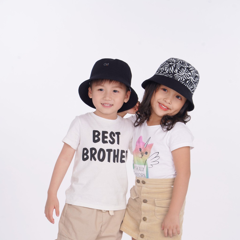 Nón Bucket Trẻ Em Xuân Vũ Duy Ngọc Cao Cấp - BST &quot;CẢM HỨNG MÙA XUÂN&quot;- UNISEX - thiết kế thời trang, chuần form (9745)