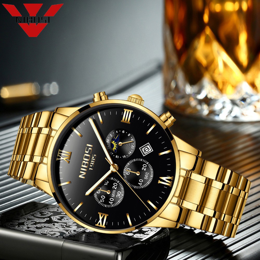 Đồng Hồ Nam NIBOSI JAPAN Mặt Kính Gia Công Siêu Bền | BigBuy360 - bigbuy360.vn