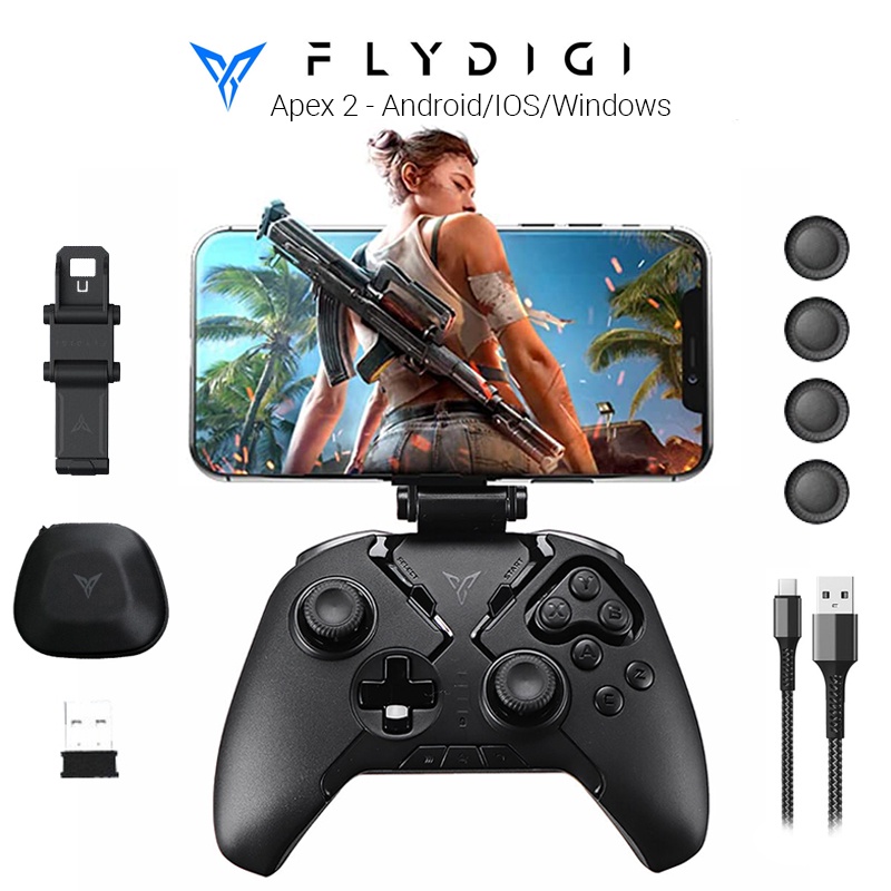 [Mã 253ELSALE hoàn 7% đơn 300K] Flydigi Apex 2 hỗ trợ đa nền tảng Tay cầm chơi game không dây - Phiên bản 2021