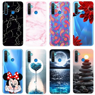 Ốp điện thoại họa tiết in hoạt hình mặt sau dành cho OPPO Realme 5