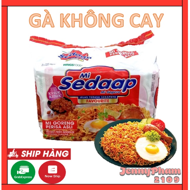 Mì Trộn Ăn Liền Sedaap Vị Gà Không Cay Bịch Lớn 5 Gói | BigBuy360 - bigbuy360.vn