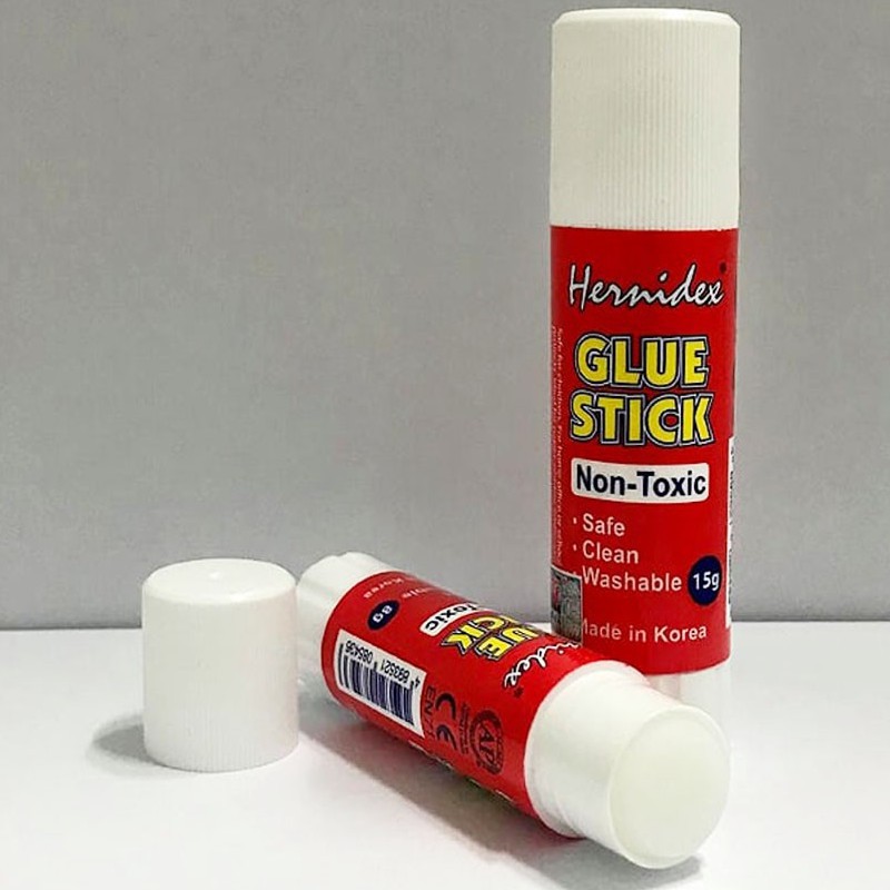 Bộ 1 Hồ khô Hernidex POWER GLUE STICK - HDGS-8G x 1 + 1 Hồ khô Hernidex POWER GLUE STICK - HDGS-15G 