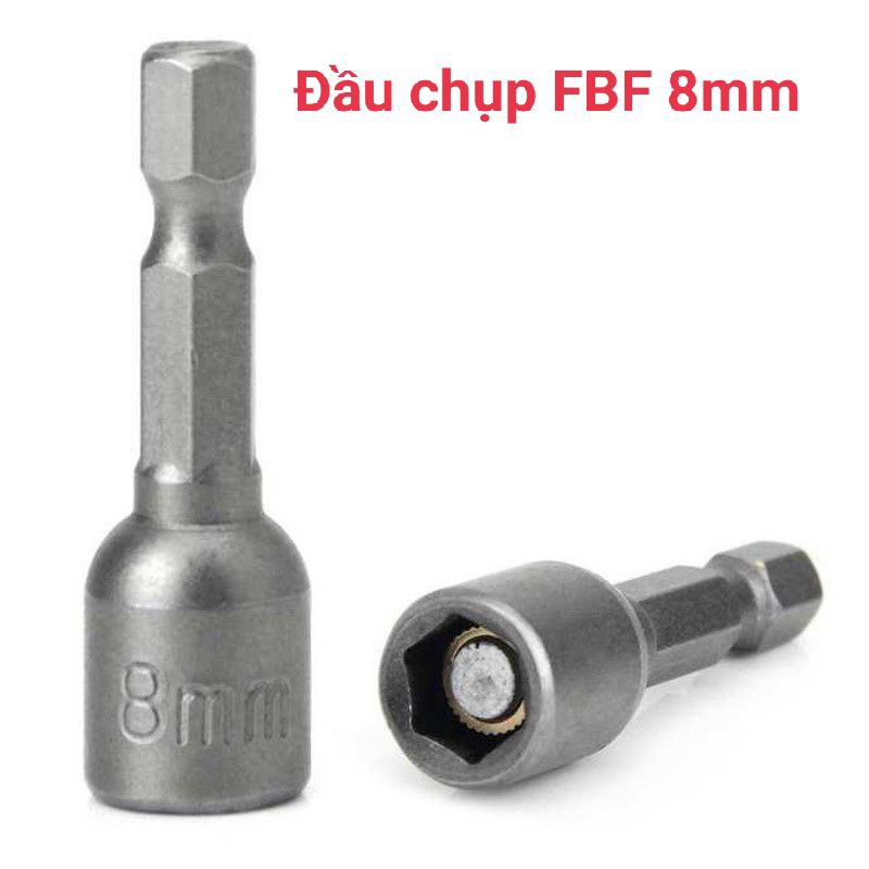 Đầu bắn vít tôn, đầu chụp 8mm FBF chính hãng siêu bền