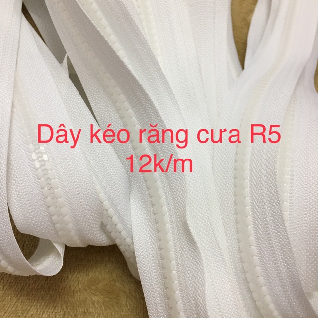 Pk: dây kéo răng cưa 5vs bán mét